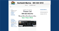 Desktop Screenshot of garibaldimarina.com